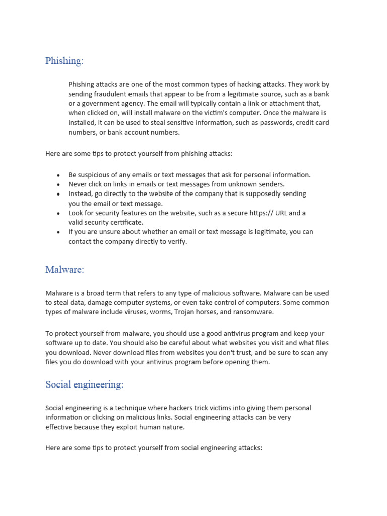 Security+ +Hacking+Techniques | PDF | Malware | Ransomware
