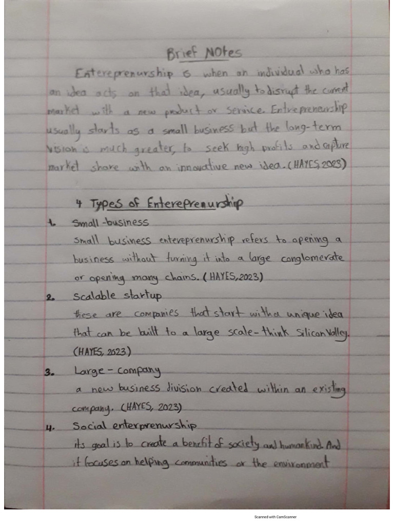 Brief Notes | PDF