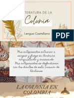 Literatura de La Colonia en Colombia