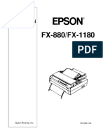 Epson FX-880/FX-1180 Service Manual