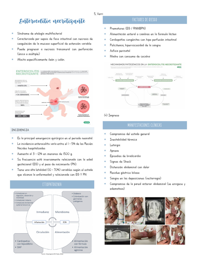 Enterocolitis Necrotizante | PDF | Especialidades Medicas | Medicina ...