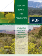 Selecting Plants For Pollinators: Nevada-Utah Mountains SemiDesert - North American Pollinator Protection Campaign