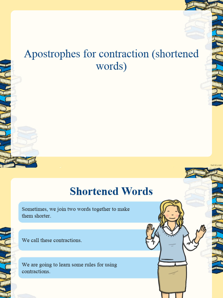 Contractions (Grammar) | Definition & Examples visual data 5