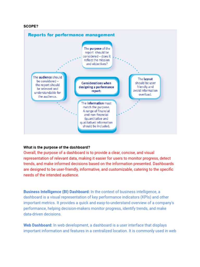 DASHBOARD | PDF | Performance Indicator | Business