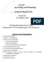 Measuring Earthquake Size
