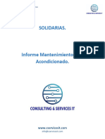 Informe Mantenimiento Aire Acondicionado