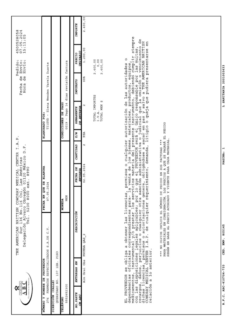 OC Formato | PDF