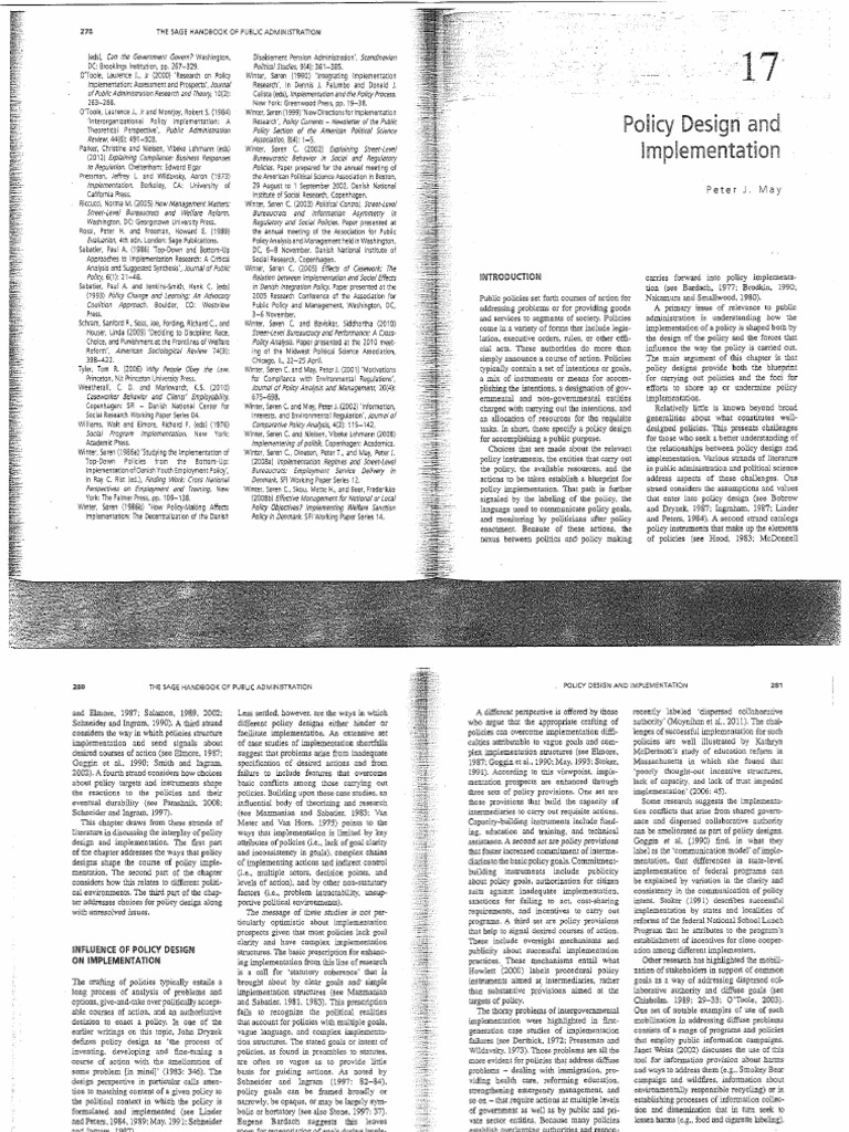 Policy Design and Implementation Insights | PDF | Policy | Taxes