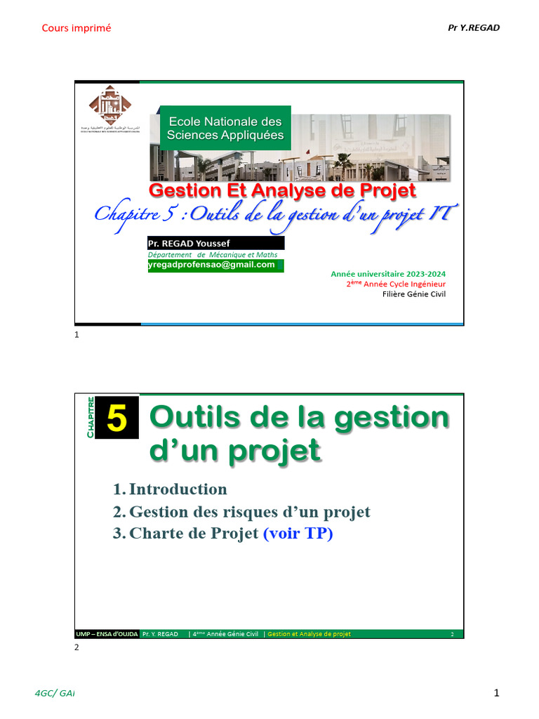 Outils de gestion de projet IT en génie civil | PDF | Gestion des ...