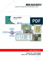 Dasar ArcGIS 10 Aplikasi Sumber Daya Alam