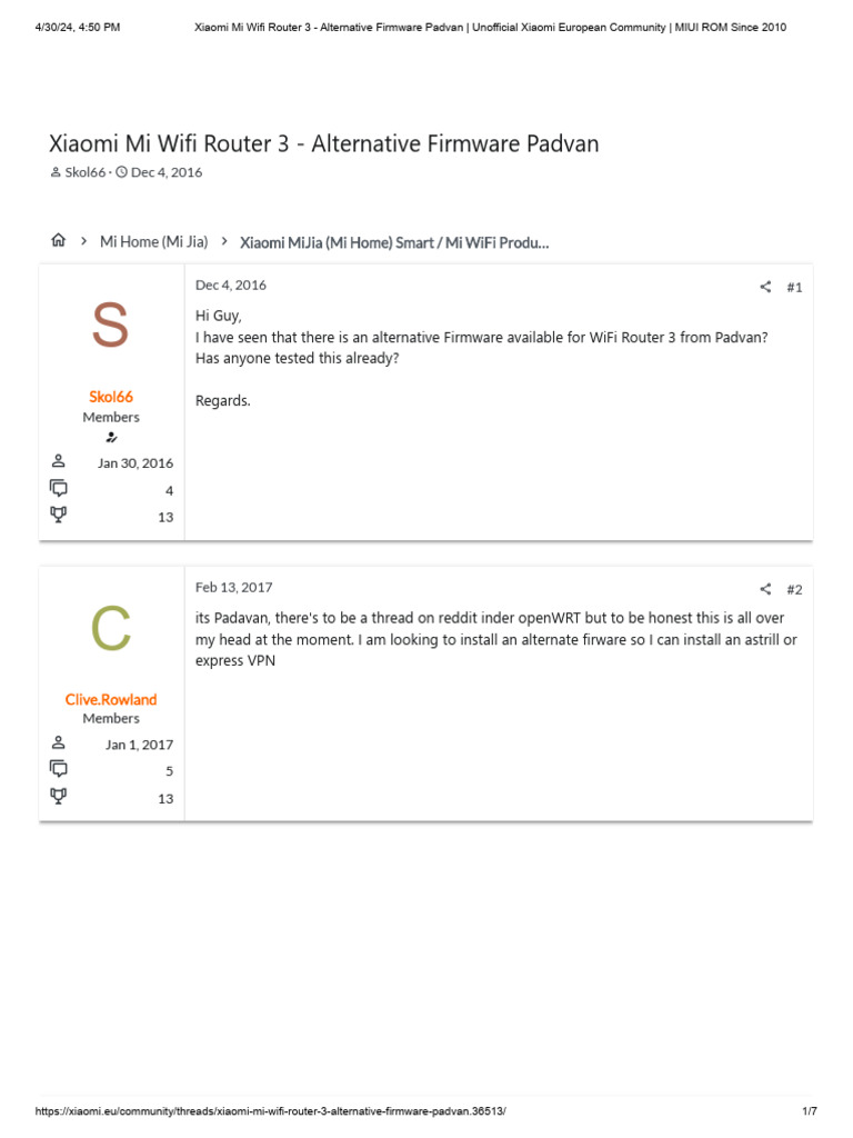 Padavan Firmware for Mi Router 3 | PDF | Computer Science | System Software