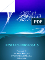 Arsh DPT Research Lec 1 Research Proposal