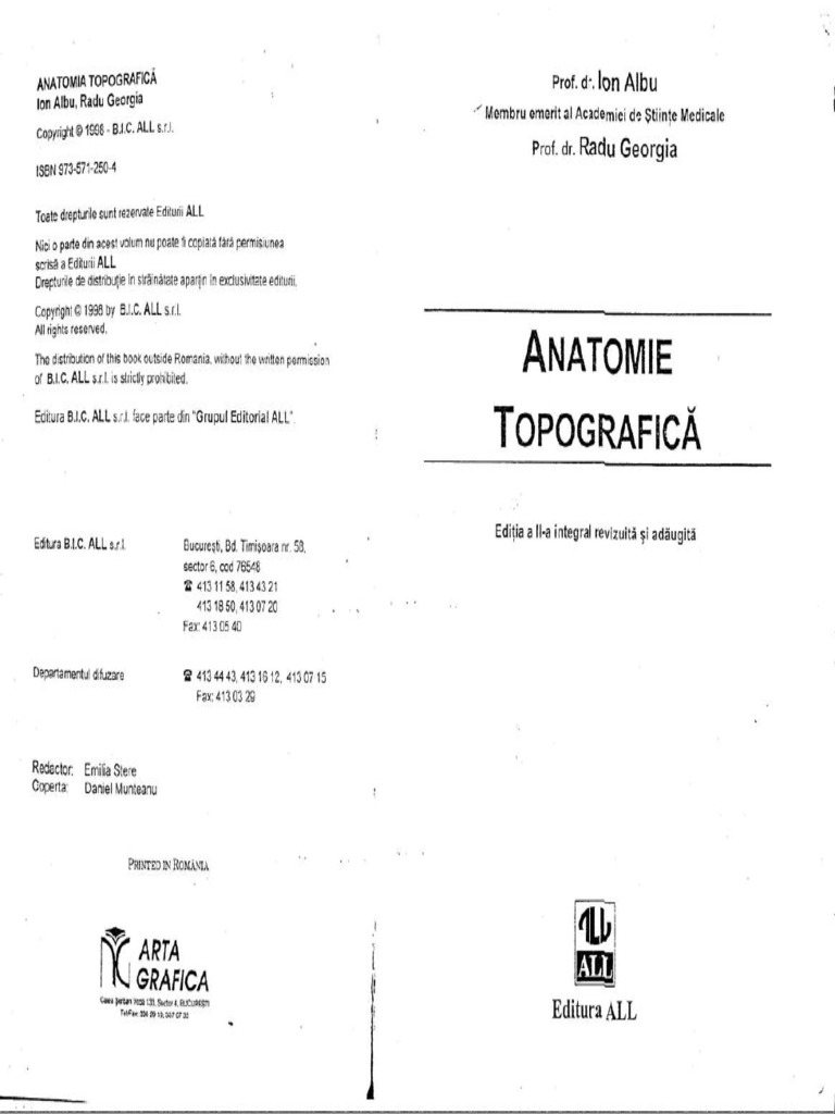Anatomie Topografica Compress | PDF