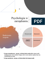 Psychologia W Zarządzaniu - Lider, Procesy Grupowe