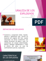 Unidad 10 La Naturaleza de Los Explosivos