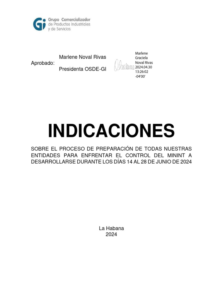 Preparación para Control del MININT 2024 | PDF | La seguridad ...