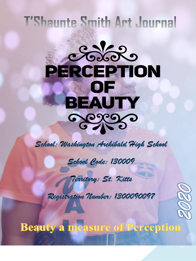 Tshaunte Smith CXC Art Journal 2020 (Final Edit) Letter 2 PDF The