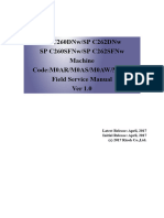 Service Manual Ricoh SP C262