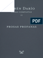 Prosas Profanas y Otros Poemas