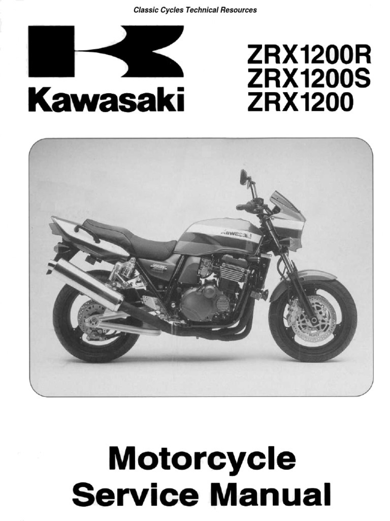 Kawasaki ZRX1200 DAEG サービスマニュアル Webike | KAWASAKI カワサキ サービスマニュアル (基本版