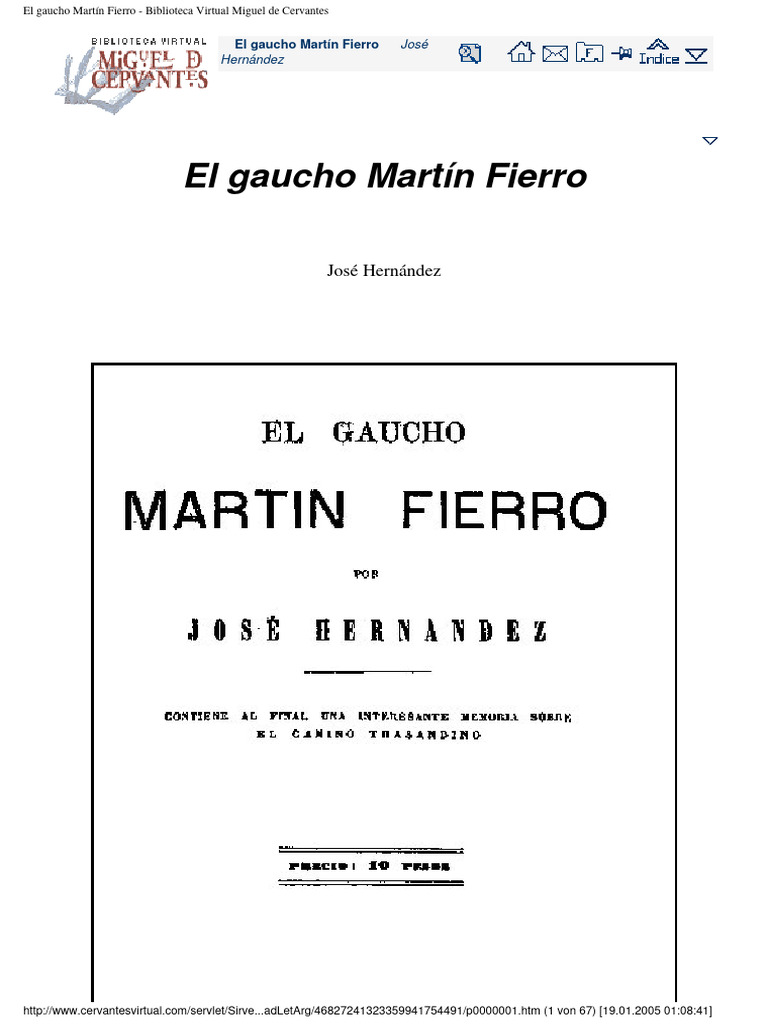 Martin Fierro Pdf