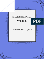 Suite en Sol Majeur Sylvius Leopold Weiss Suite en Sol Majeur SW96 Sylvius Leopold Weiss