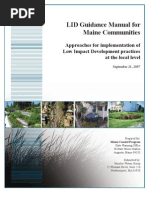 Maine Guidance Manual On Low Impact Development Practices For Maine Communities