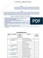 Planificación Anual Comunicación - Inglés 2022 Miguel Grau