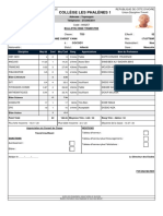 BULLETIN SCOLAIRE DE LA TD3 DE L'ANNEE 2023-2024 DU 2eme Trimestre DE Collège Les Phalènes 1