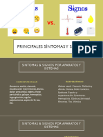 4. Principales síntomas y signos