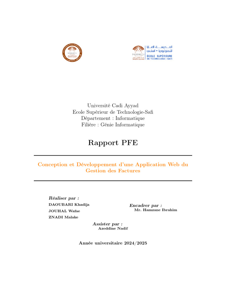 Application Web de Gestion des Factures | PDF | Scrum (développement ...