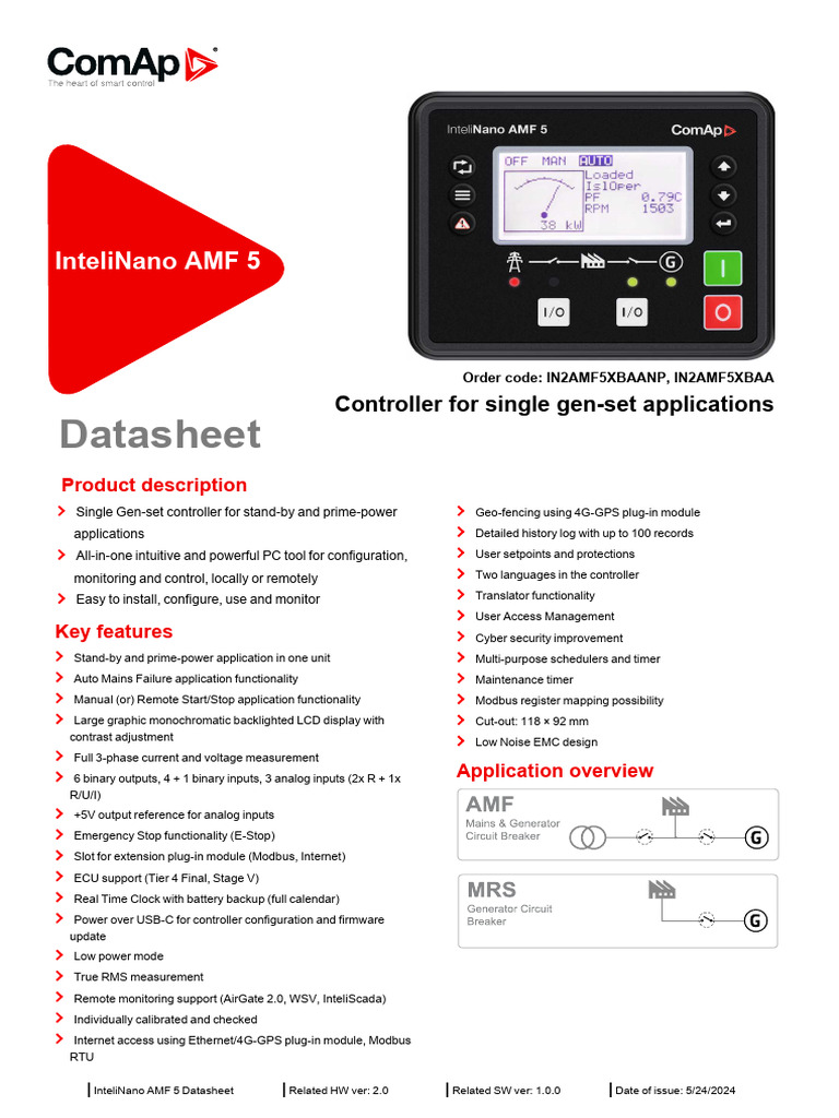 Intelinano Amf 5 Datasheet 2024-05-24 | PDF | Power Supply | Computer ...
