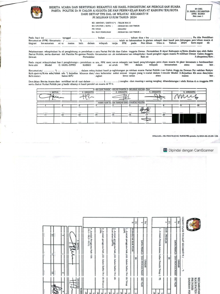 DPR Kabupaten | PDF
