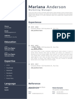 White Simple Student CV Resume