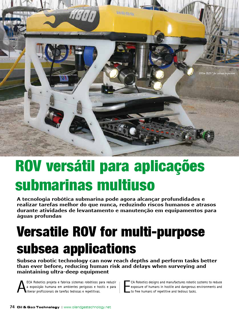 2783 Versatile Rov Ecagroup | PDF | Engenharia | Robótica