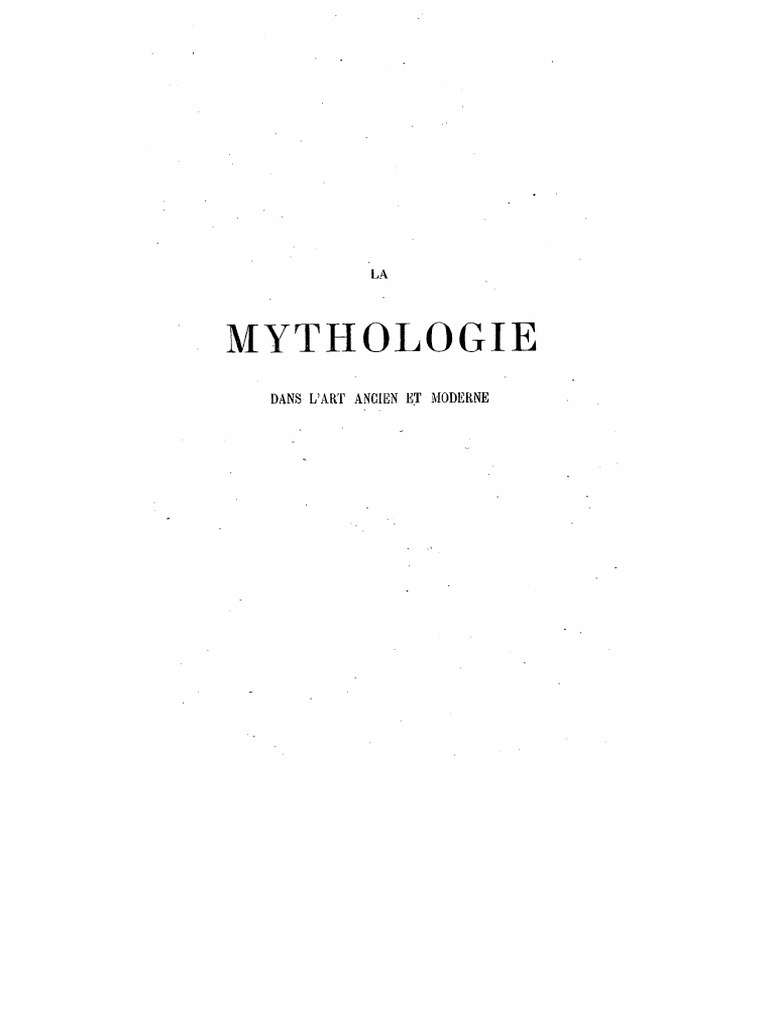 Rene Ménard. - Mythologie Dans Art (1880) | PDF