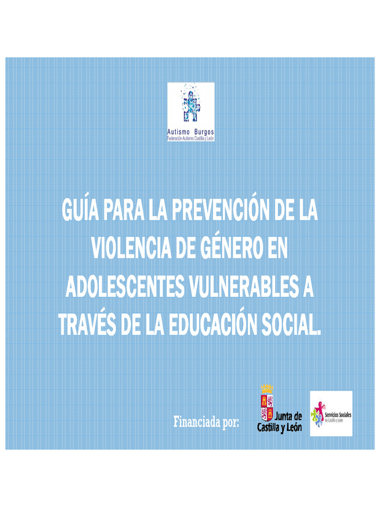 Guia Para La Prevencion De La Violencia De Genero En Adolescentes