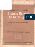 Hume, David. - Historia Natural de La Religión (1966)