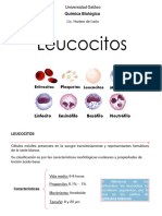 Leucocitos Funci N y Distribuci N