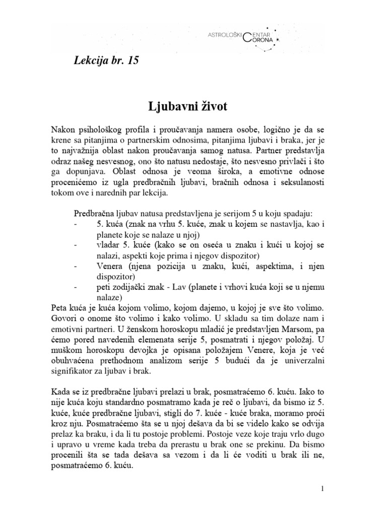 P 15a Ljubavni Zivot Pdf