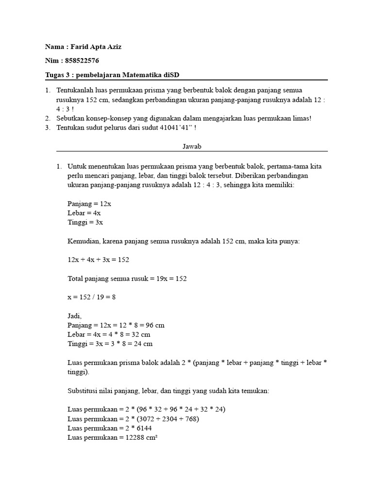 Tugas 3 Pdgk4406 Pdf