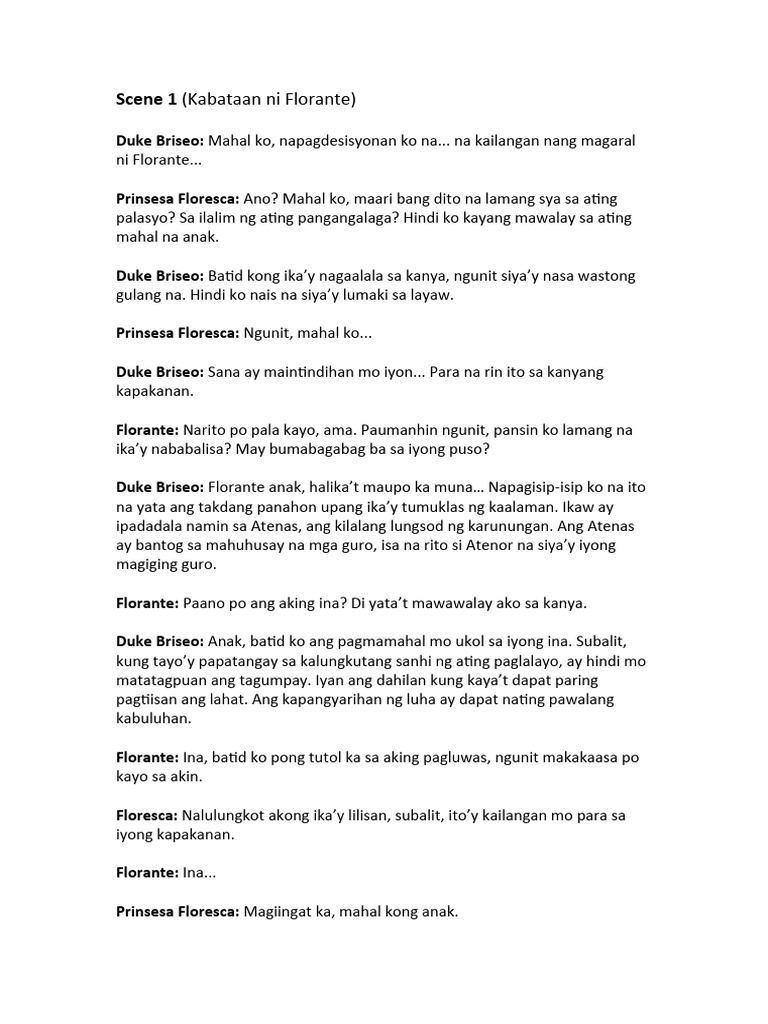 Script For Theater Pdf