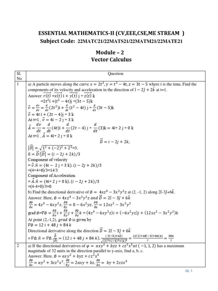 PDF VECTOR | PDF | Acceleration | Teaching Mathematics