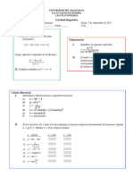 Actividad Diagnóstica. 2021 2