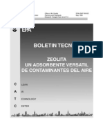 Zeolita, un versátil adsorbente de contaminantes del aire