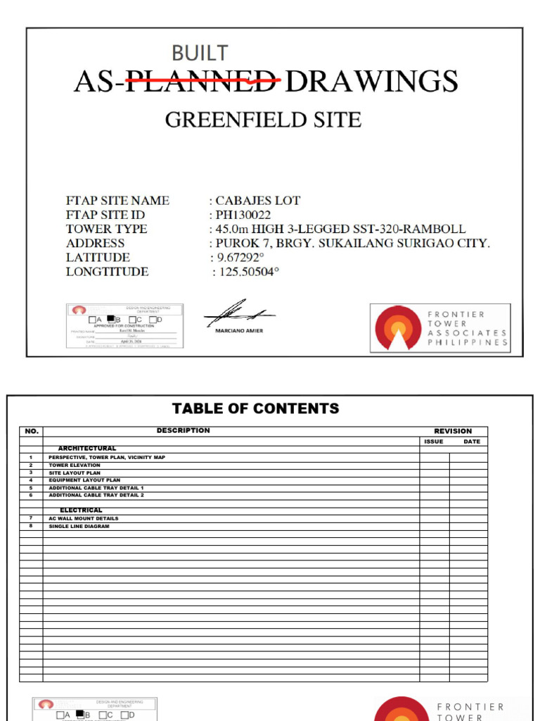 Greenfield Site Project Drawings | PDF | Electrical Engineering