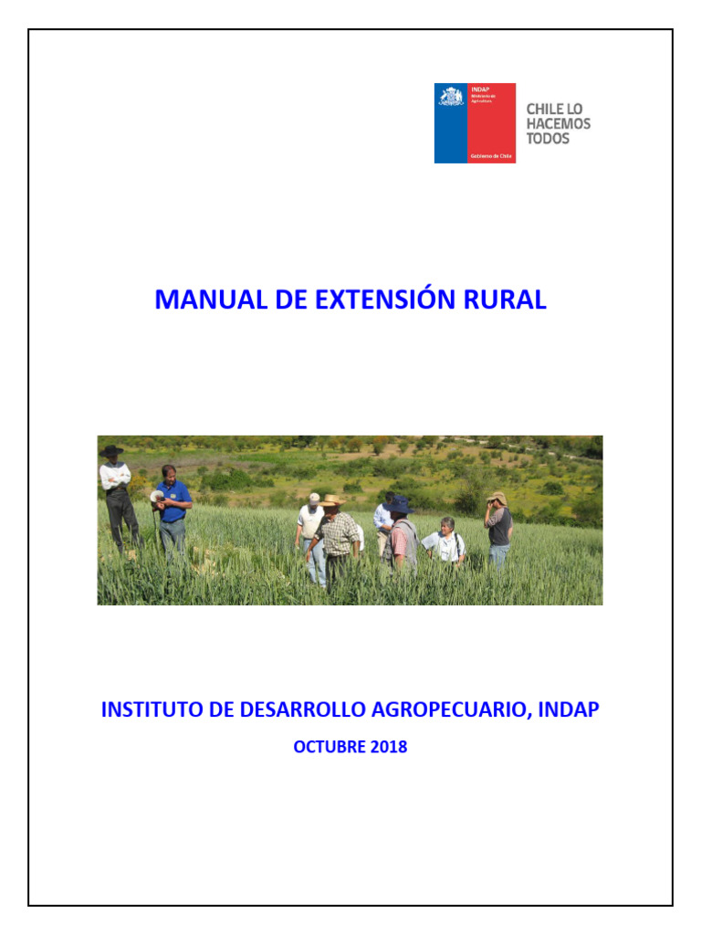 Manual de Extensión Rural Agropecuaria | PDF | Sustentabilidad ...