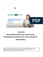 Modifikasi Modul Ajar Terdiferensiasi - Matematika SD (Fase A)