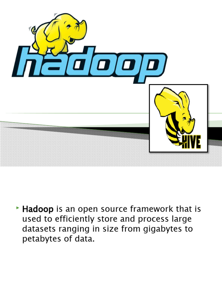 Hive | PDF | Apache Hadoop | Big Data