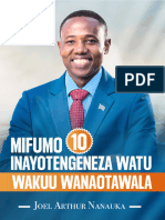 Mifumo 10 Inayotengeneza Watu Wakuu Wanaotawala Ebook by Joel Arthur Nanauka